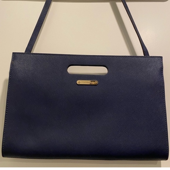 Michael Kors Clutch Shoulder Bag in Navy - Picture 3 of 7